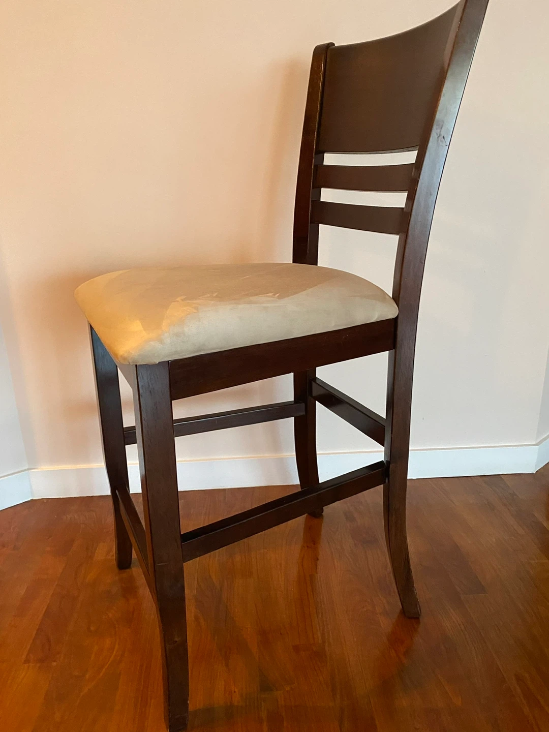 Dark Wood Dining Table with 6 Chairs - photo 4