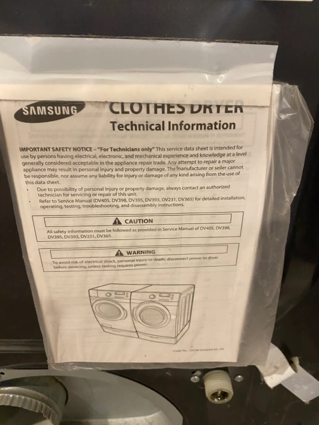 Samsung Clothes Dryer DV405ETPAGR/AC - photo 5
