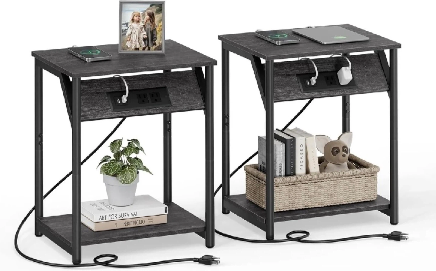 LEnd Table with Charging Station (minor dent)