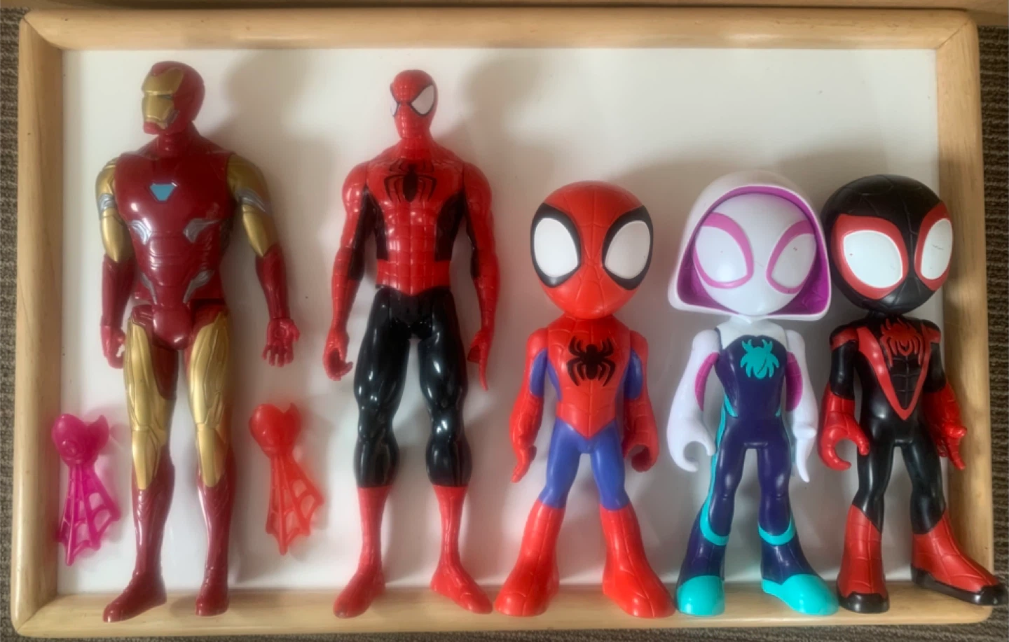 Marvel Spider-Man & Iron Man Action Figures Set