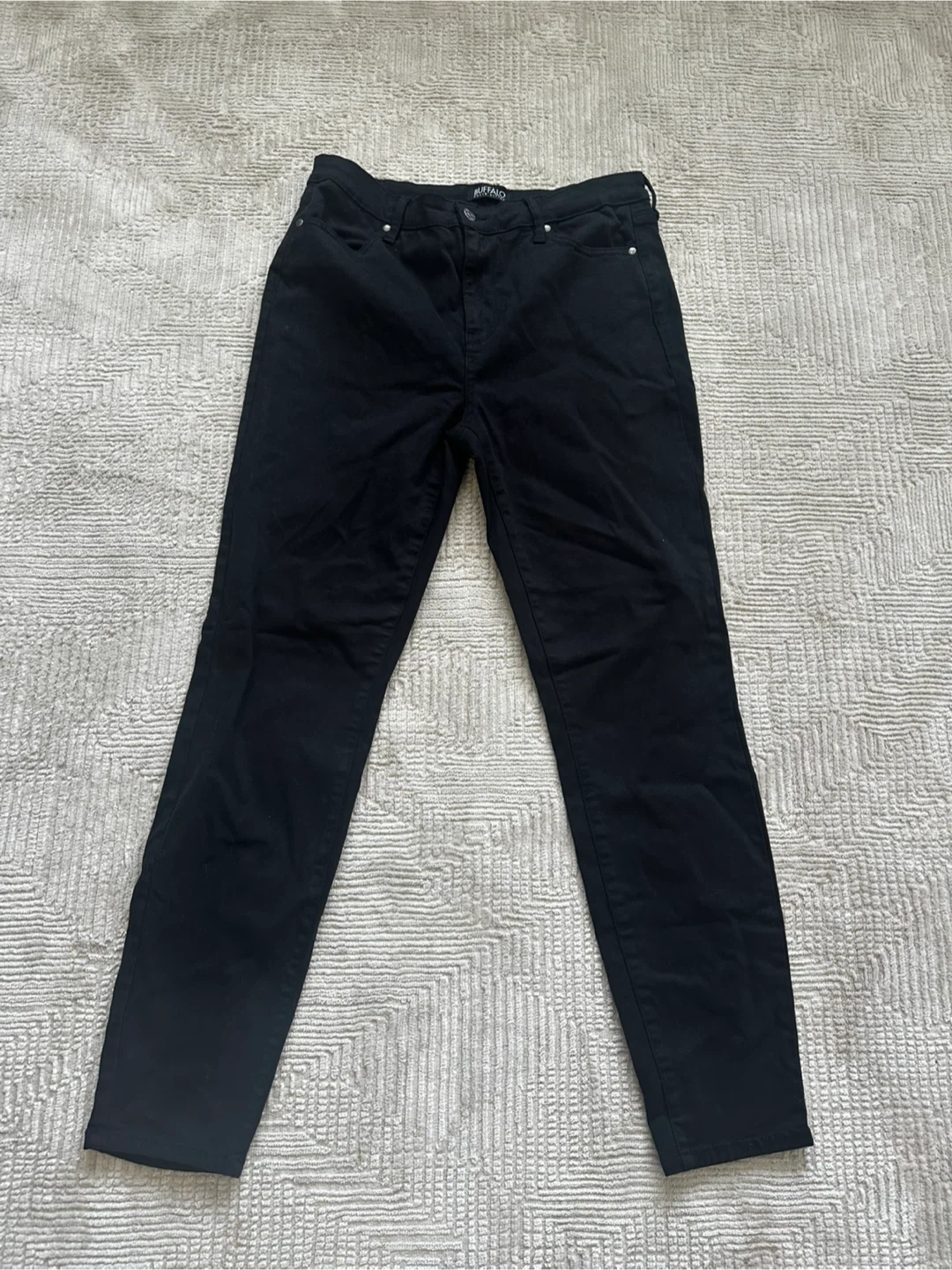 Buffalo David Bitton Hanna Skinny Jeans - Black - Size 10