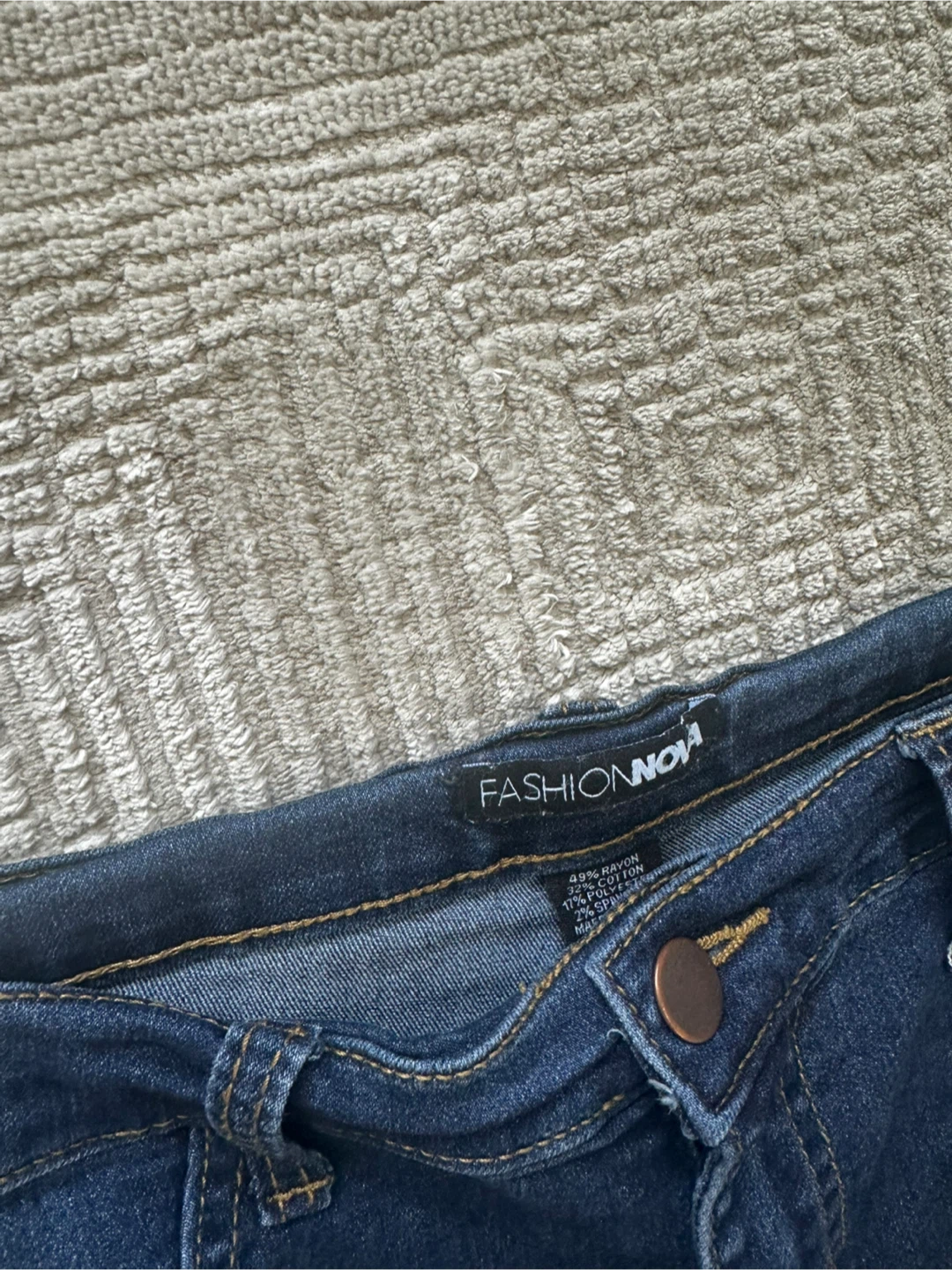 Fashion Nova High-Waisted Skinny Jeans - Dark Wash - photo 3