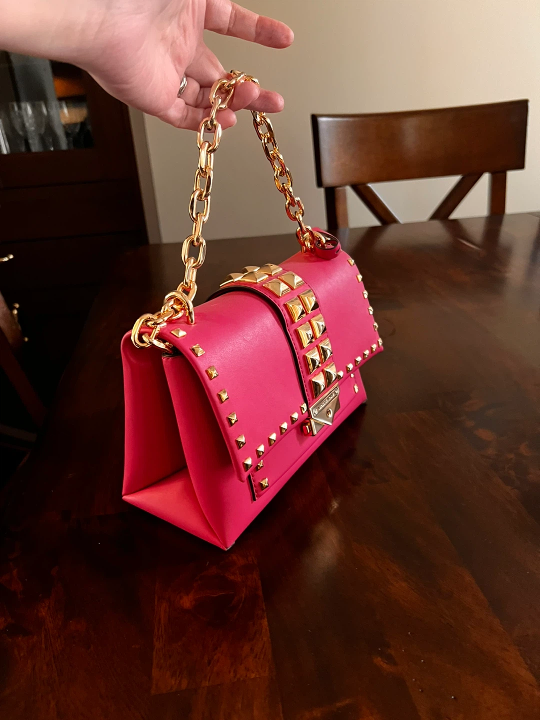 MICHAEL Michael Kors Cece Studded Medium  Bag French Pink - photo 3