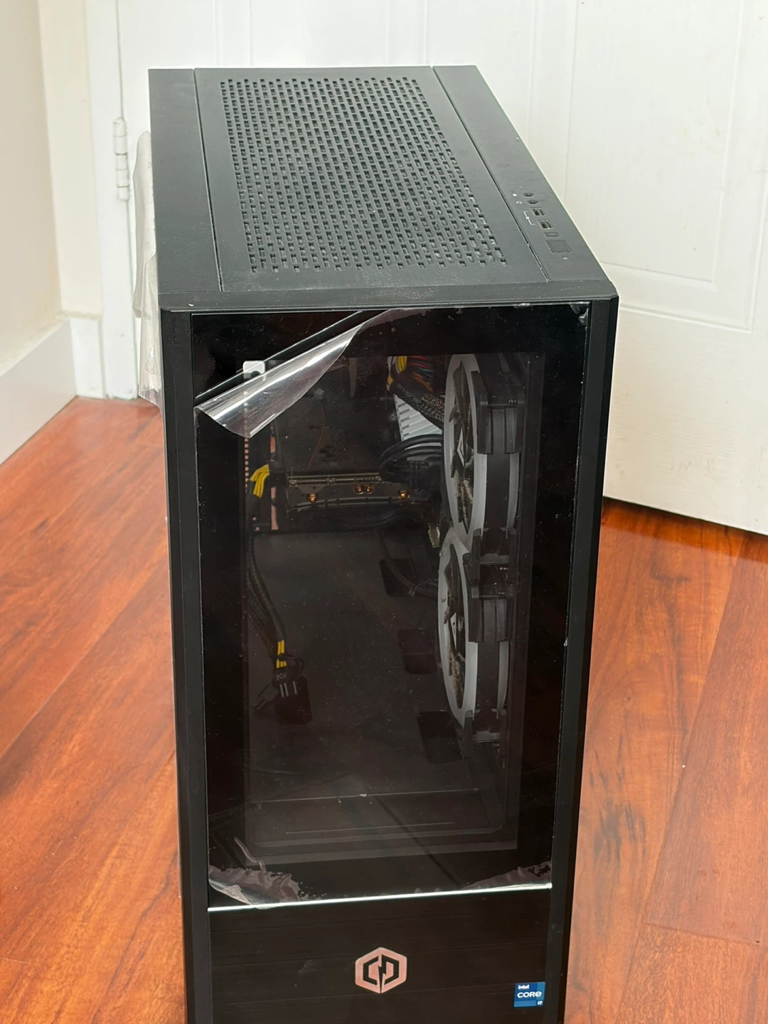 CyberPowerPC Gaming PC Case with RGB Fans