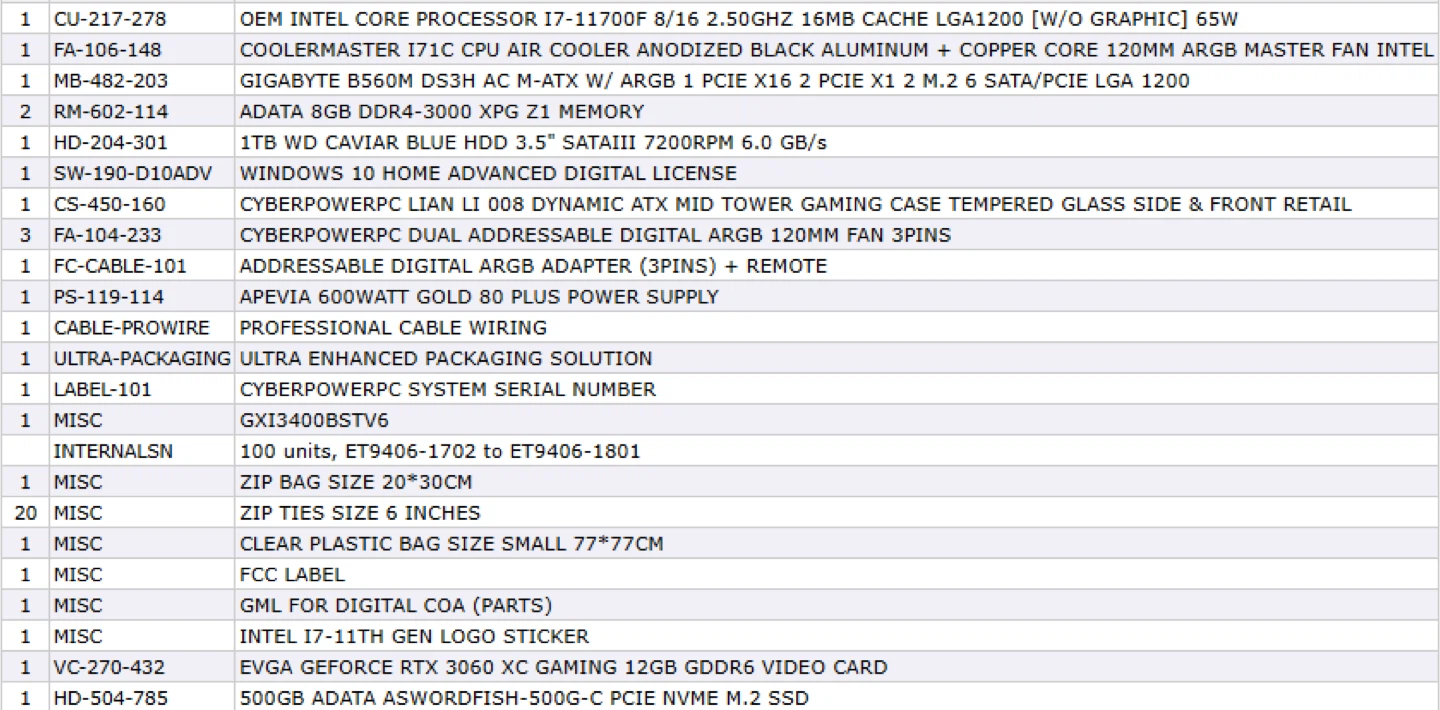 CyberPowerPC Gaming PC Case with RGB Fans - photo 3