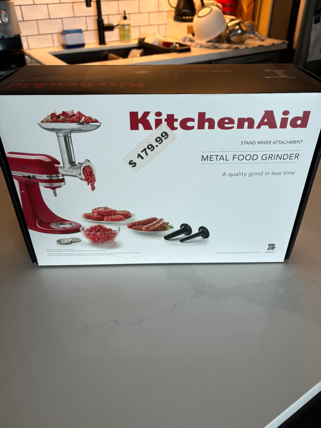 KitchenAid Metal Food Grinder Attachment