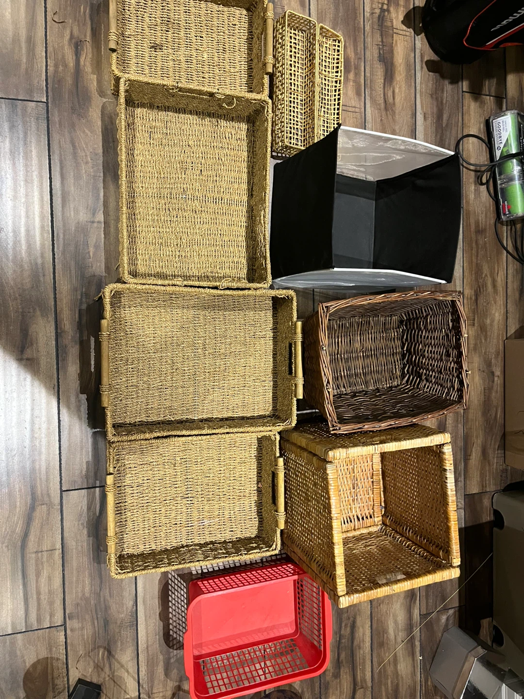 Selling as a LOT! All for $20 . Storage baskets - photo 3