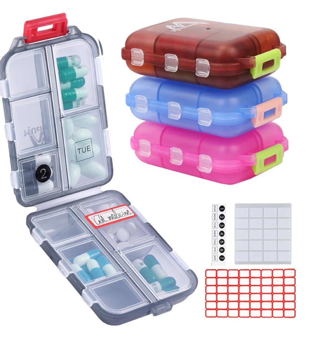 Supplements or Pill Organizers