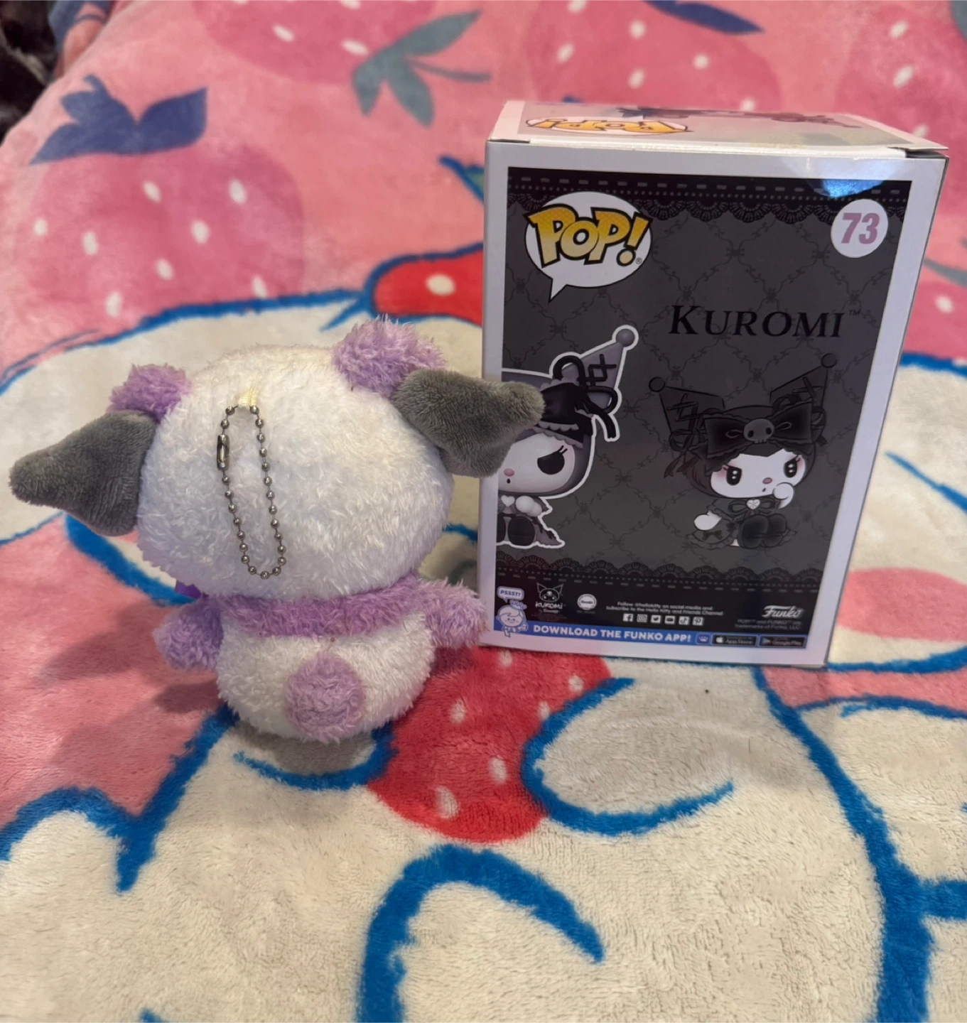 Funko Pop! Kuromi Vinyl Figure + Kuromi Keychain - photo 2