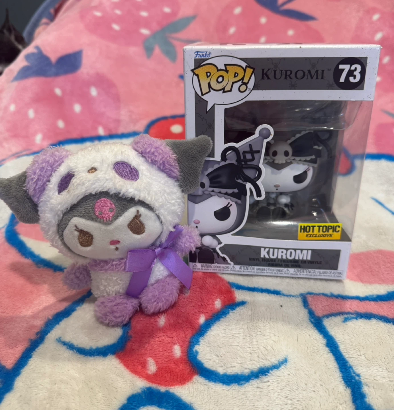 Funko Pop! Kuromi Vinyl Figure + Kuromi Keychain