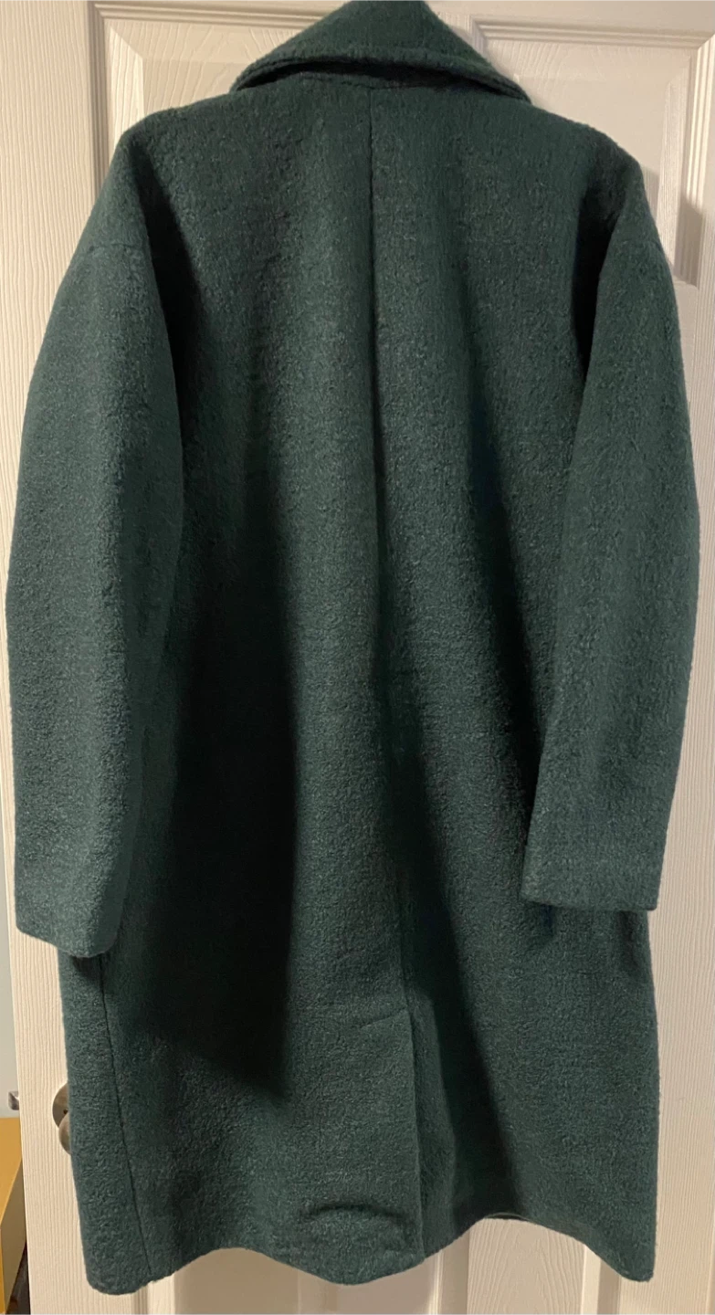 Reitmans Women's Green Wool Blend Coat Size XL - photo 3