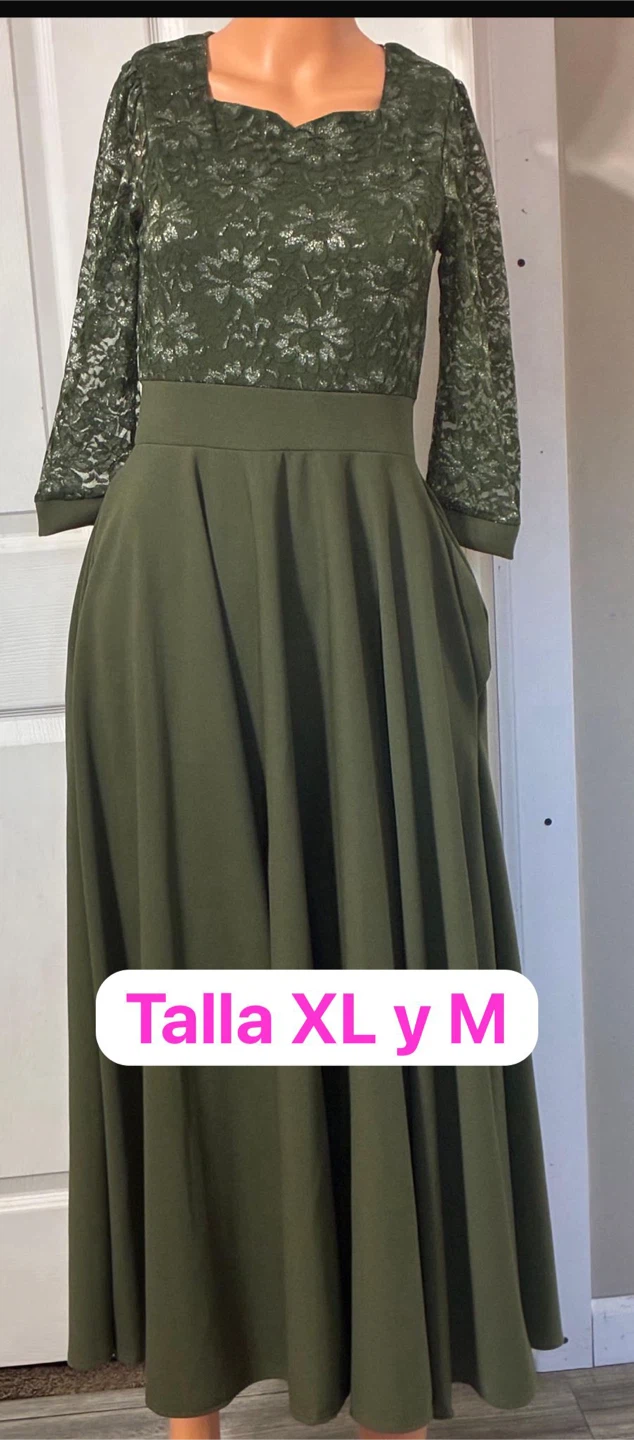Women's Lace Sleeve Maxi Dress - photo 5