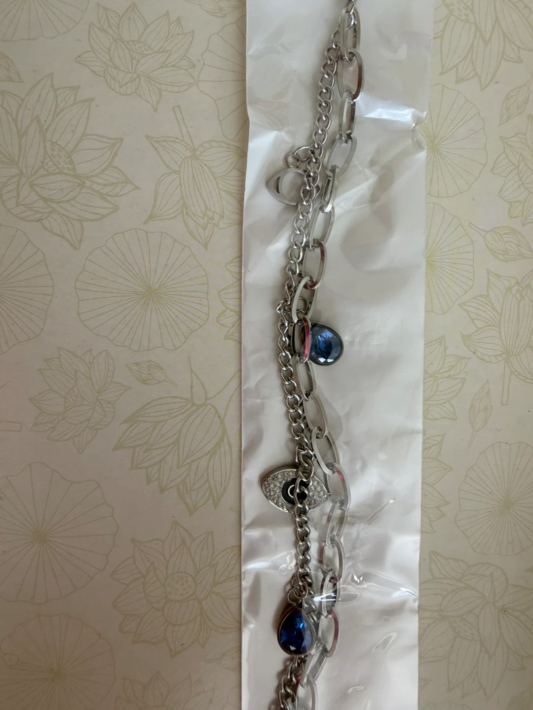 Stainless Steel Layered Charm Bracelet - photo 2
