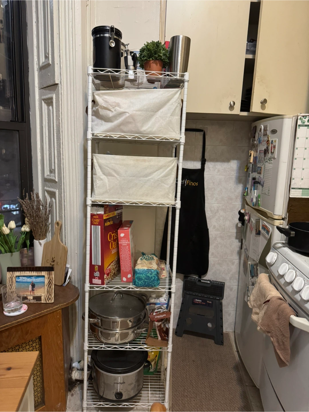 Pantry shelves
