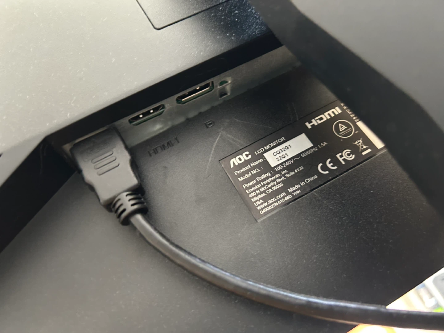 AOC 1440p Gaming Monitor (Read description) - photo 4