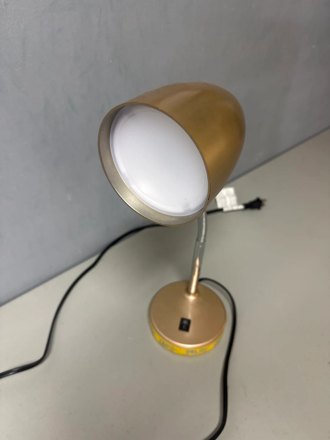 Gold Adjustable Gooseneck LED Desk Lamp - photo 3