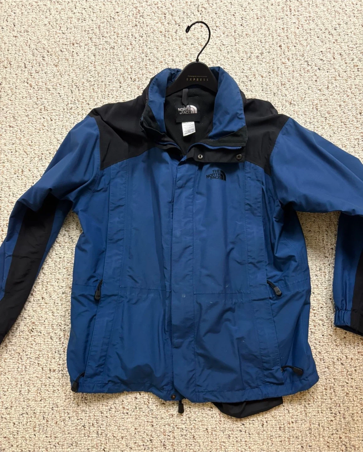 🧡The North Face HyVent Jacket - Blue/Black - Men's Medium