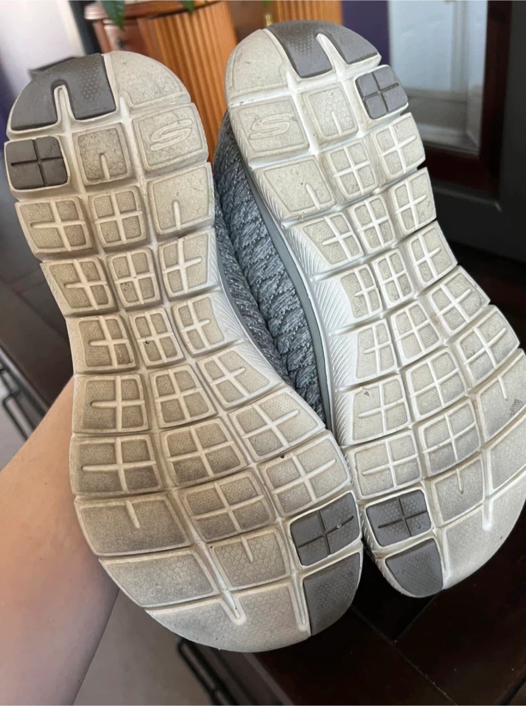 Skechers Women's Grey Running Shoes size 9 - photo 3