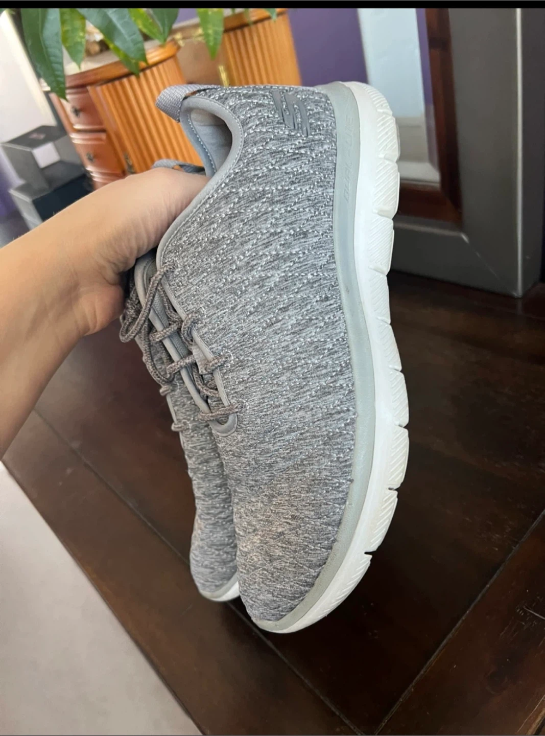 Skechers Women's Grey Running Shoes size 9 - photo 2