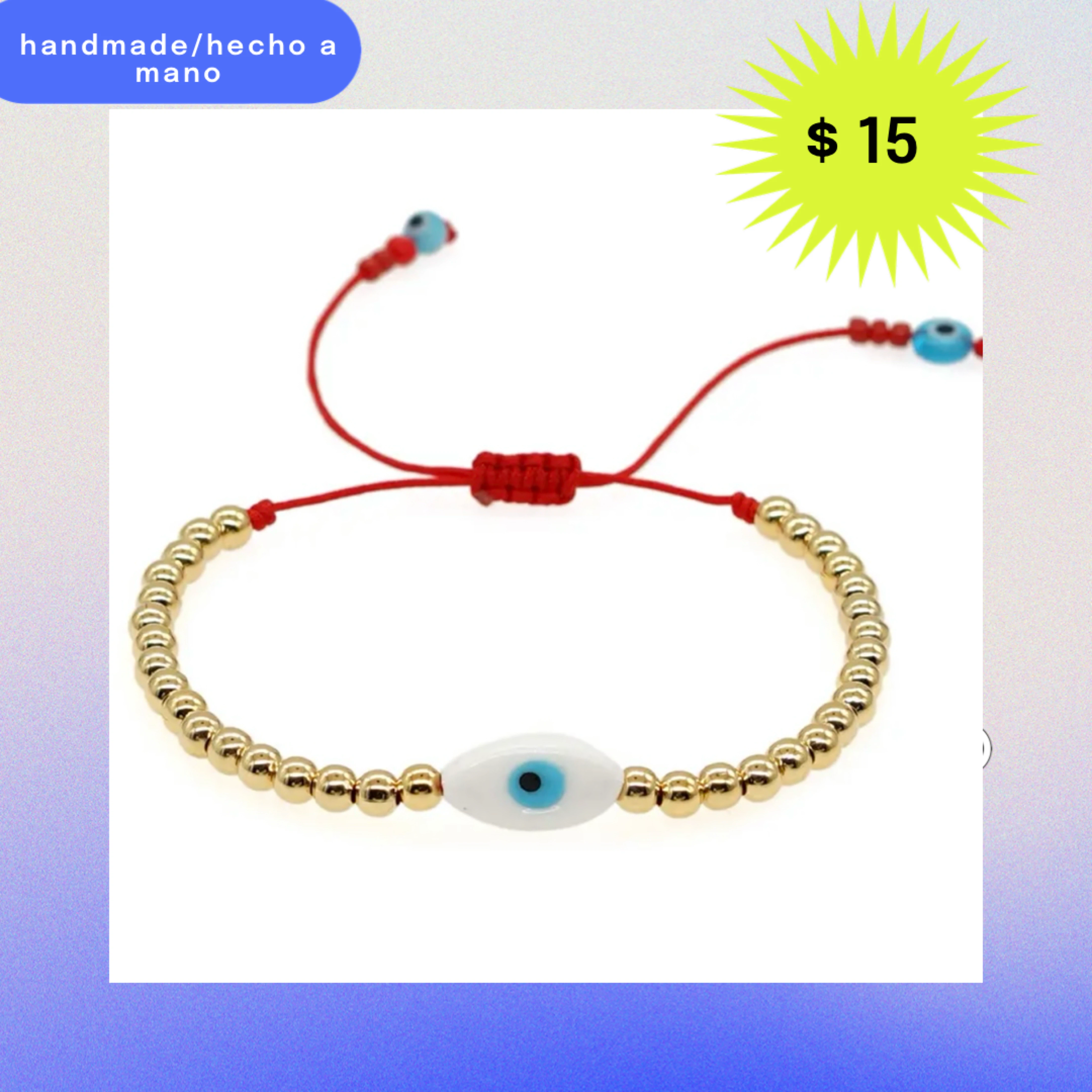 Evil Eye Beaded Bracelet