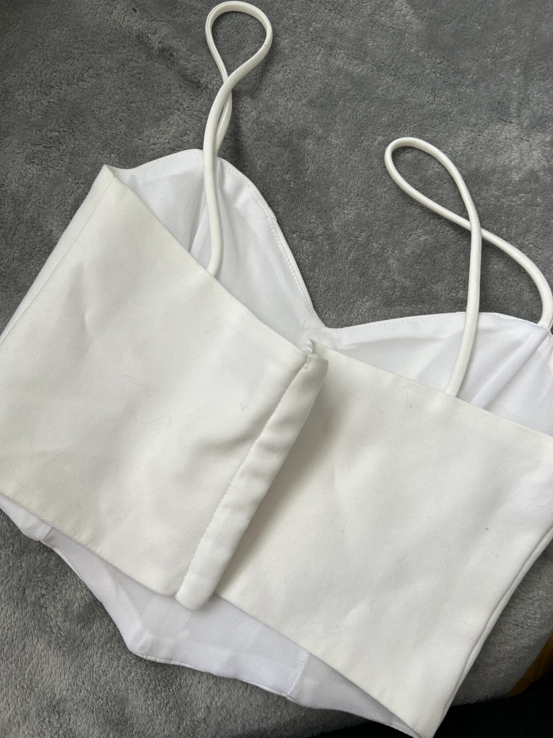 Zara White Corset Top - Size XS - photo 2