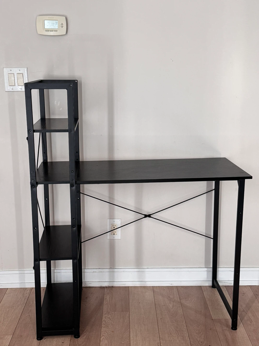 Computer Desk with Bookshelf