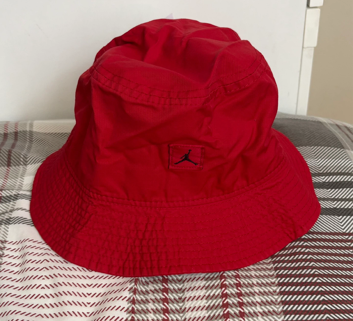 Adult Unisex Jordan Jumpman Washed Bucket Hat - Red - photo 4