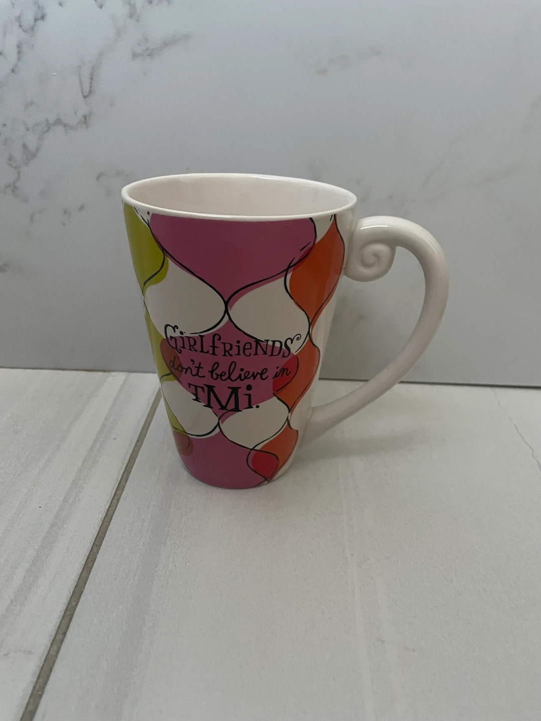 🧡Hallmark Coffee Mug - Girlfriends Don't Believe in TMI