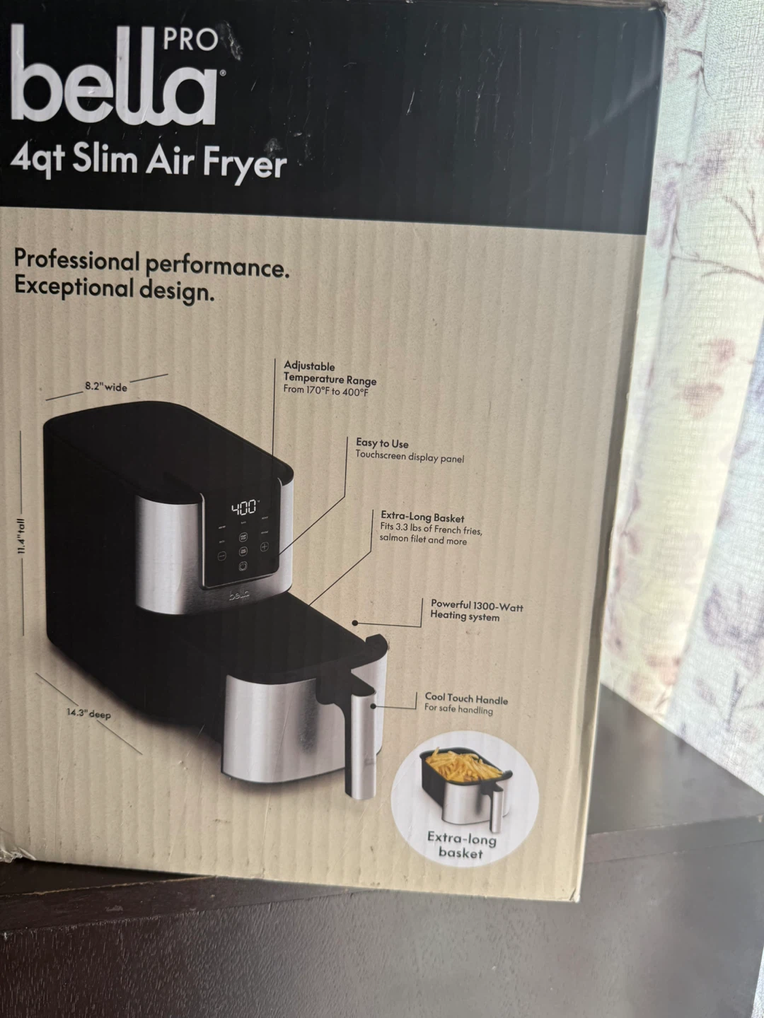 Bella Pro 4qt Slim Air Fryer - photo 5