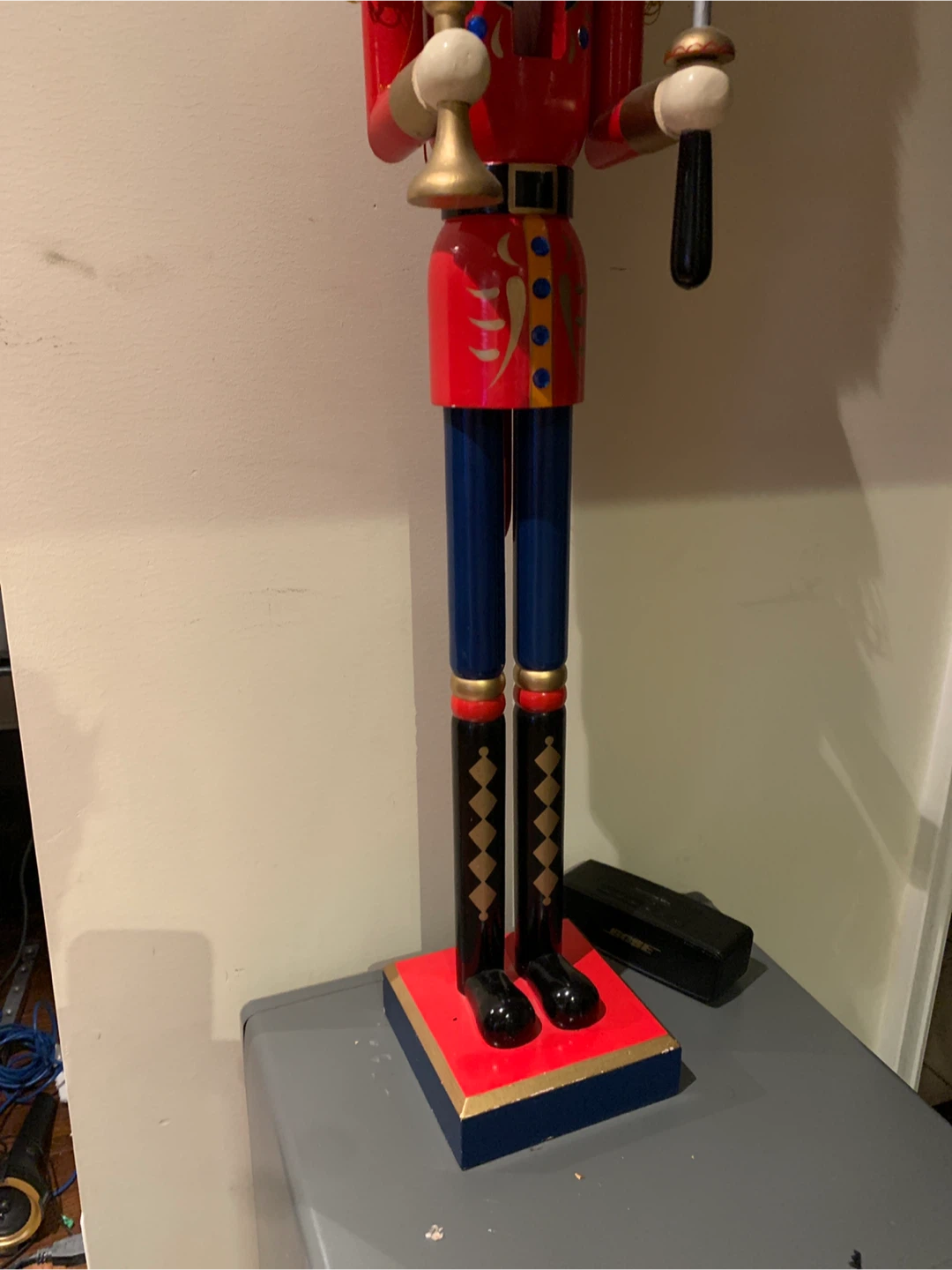 Large Wooden Nutcracker Figure 4 ft - photo 3