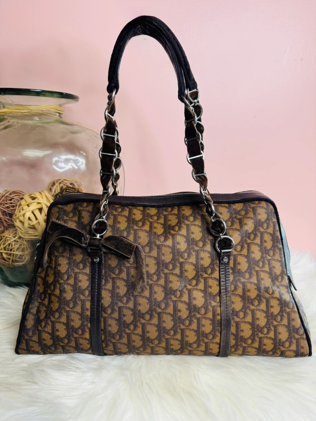 Christian Dior Monogram Canvas Boston Bag - photo 2