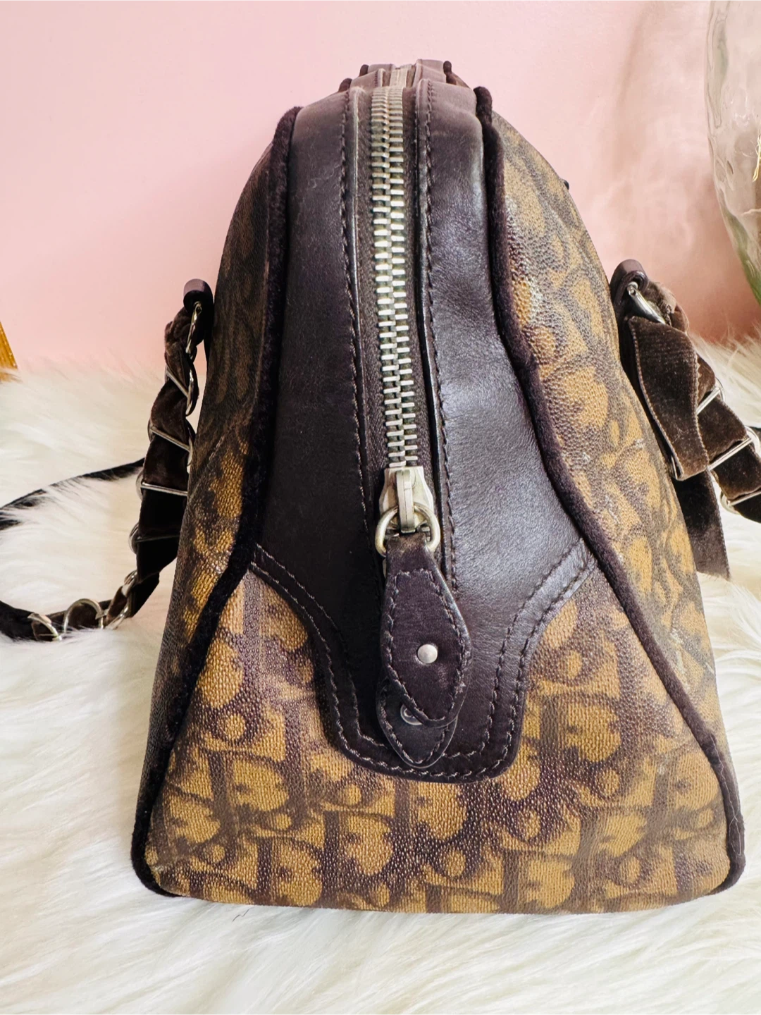 Christian Dior Monogram Canvas Boston Bag - photo 4