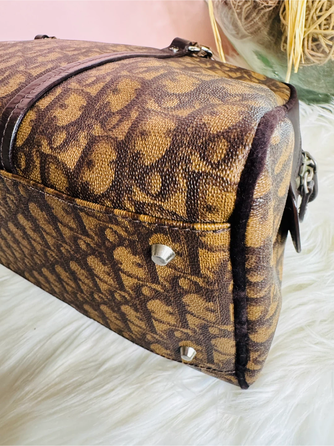 Christian Dior Monogram Canvas Boston Bag - photo 5