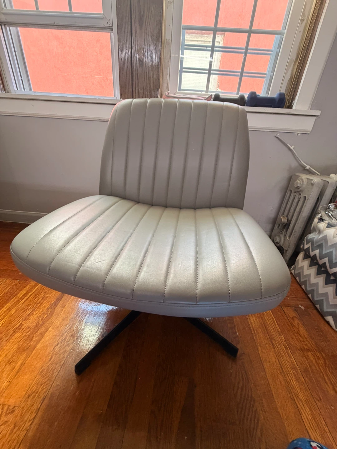 Gray Swivel Accent Chair - photo 2