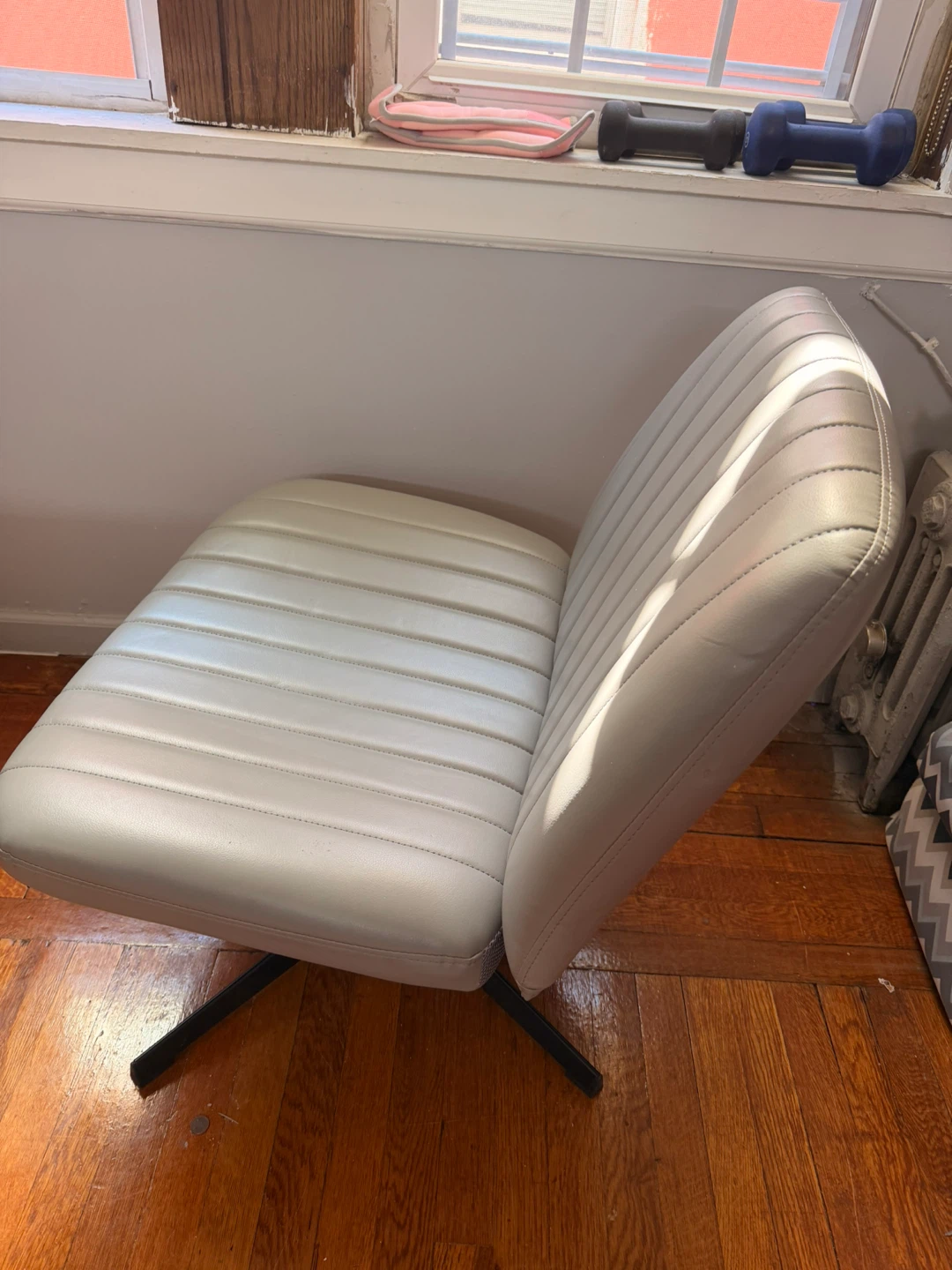 Gray Swivel Accent Chair - photo 4