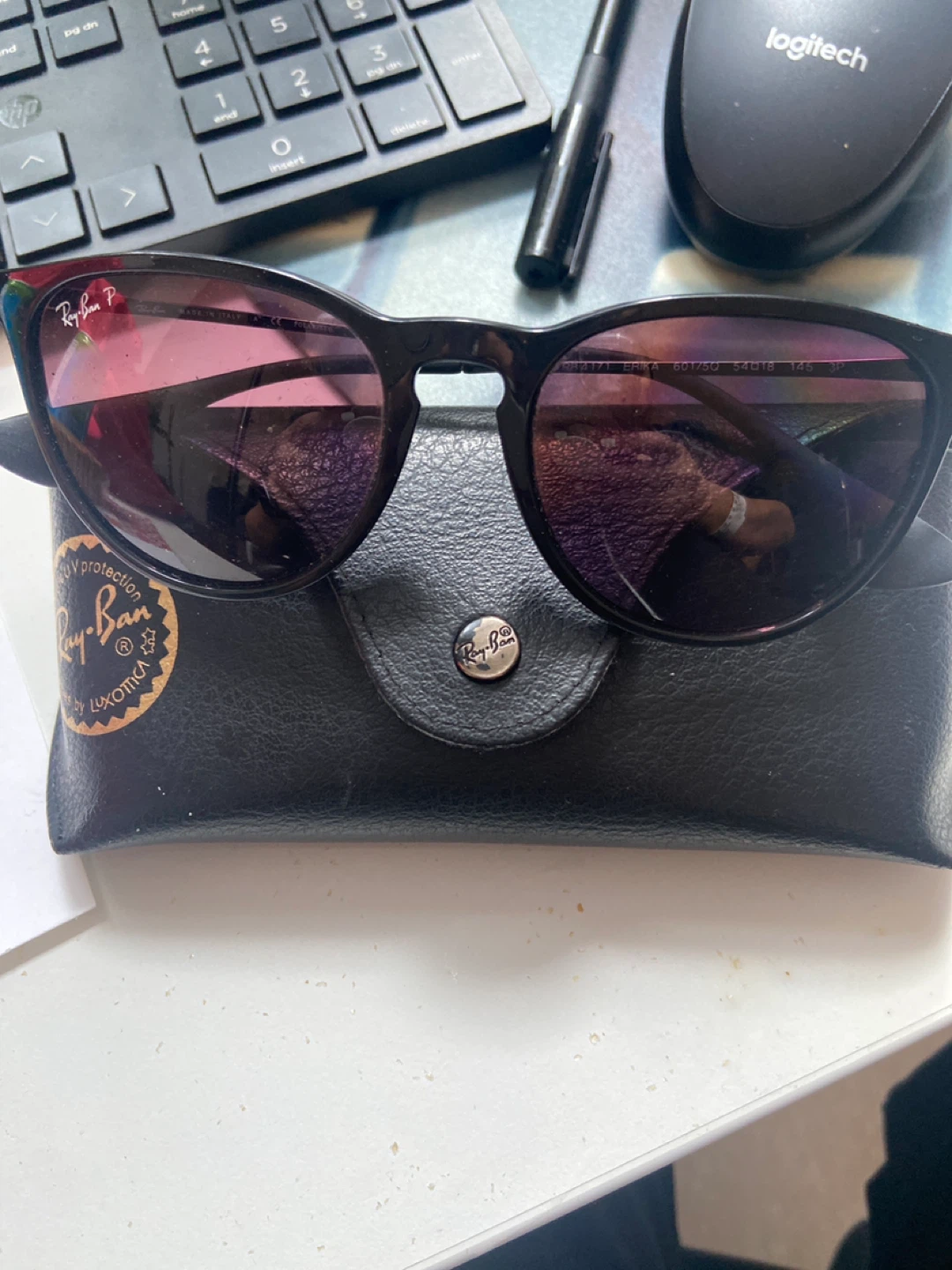 Ray-Ban P Sunglasses with Case