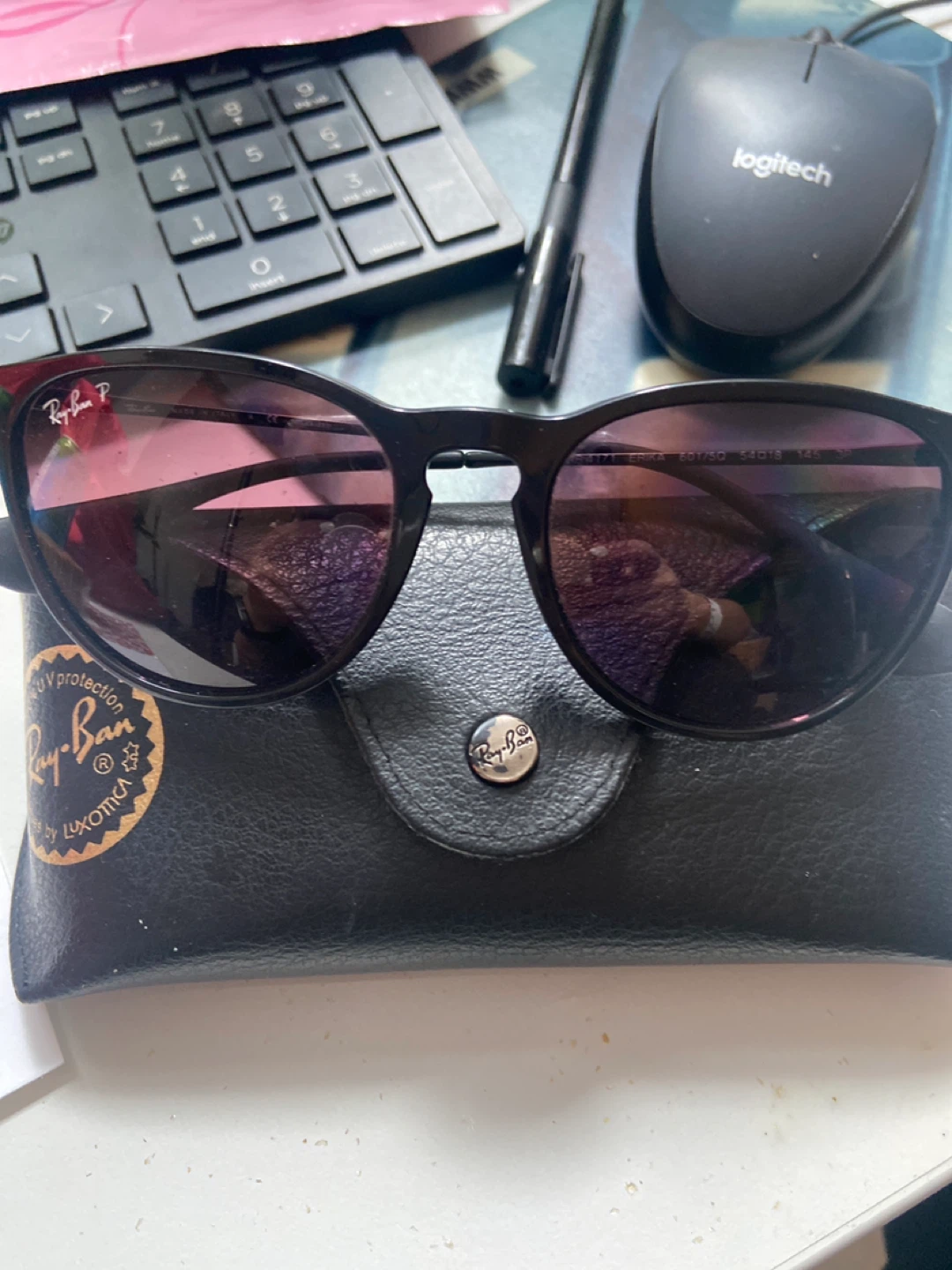 Ray-Ban P Sunglasses with Case - photo 2