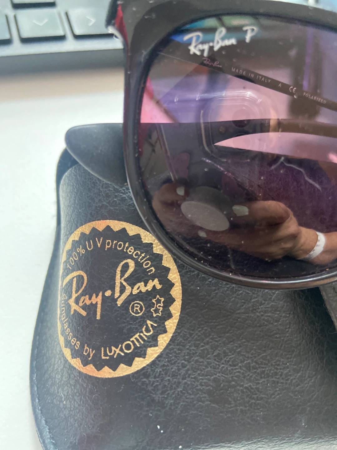 Ray-Ban P Sunglasses with Case - photo 3