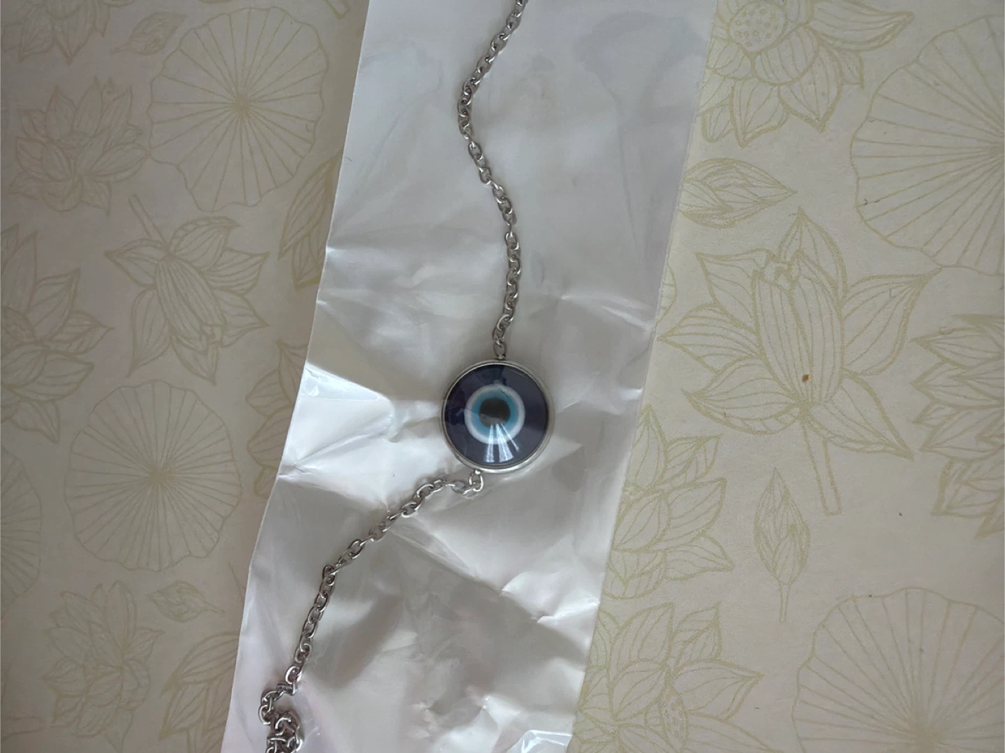 Stainless Steel Evil Eye Bracelet - photo 2