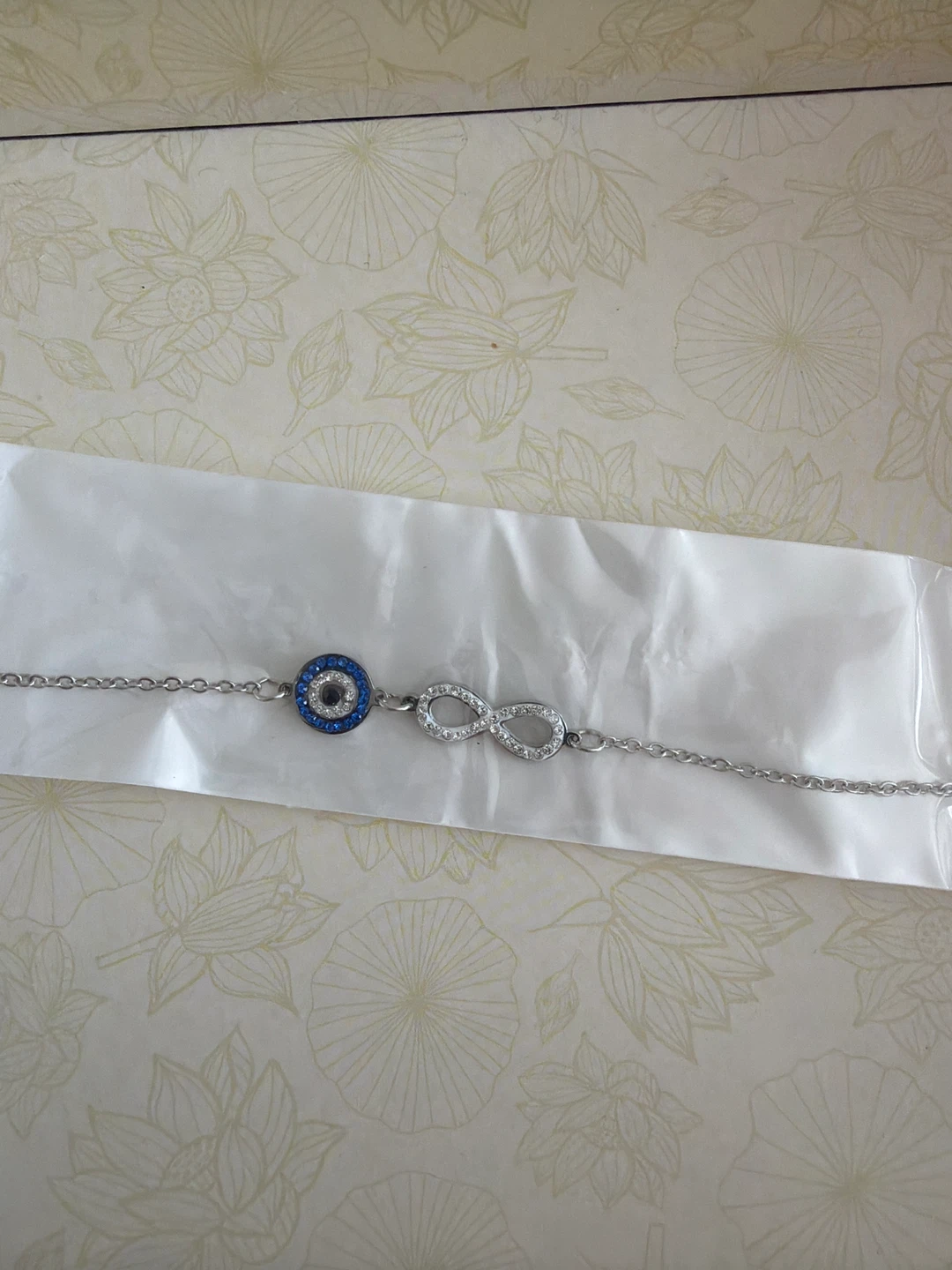 Stainless Steel Evil Eye Infinity Bracelet - photo 2