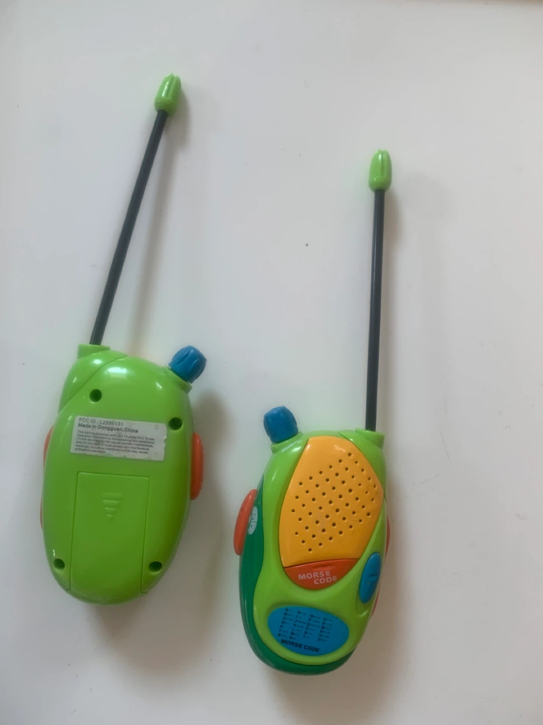 Pair of Kids Walkie Talkies with Morse Code - photo 2