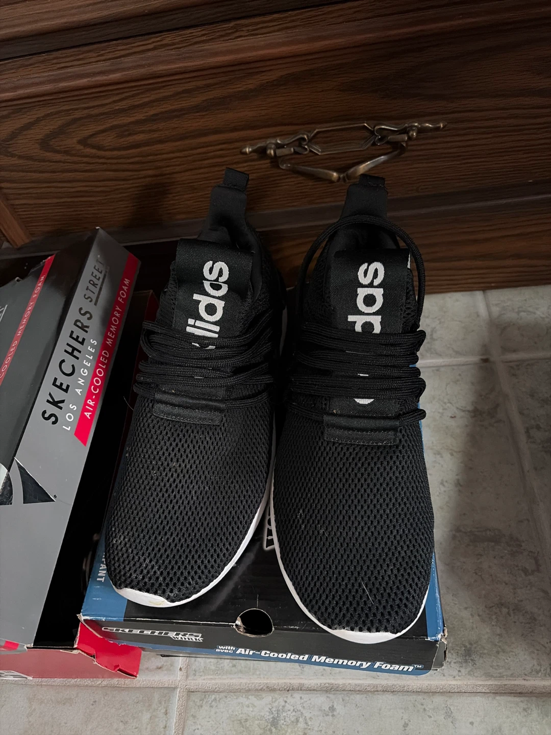 Adidas Black Running Shoes