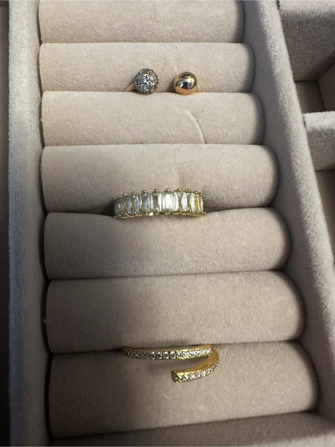 Gold-tone Baguette Ring - photo 2