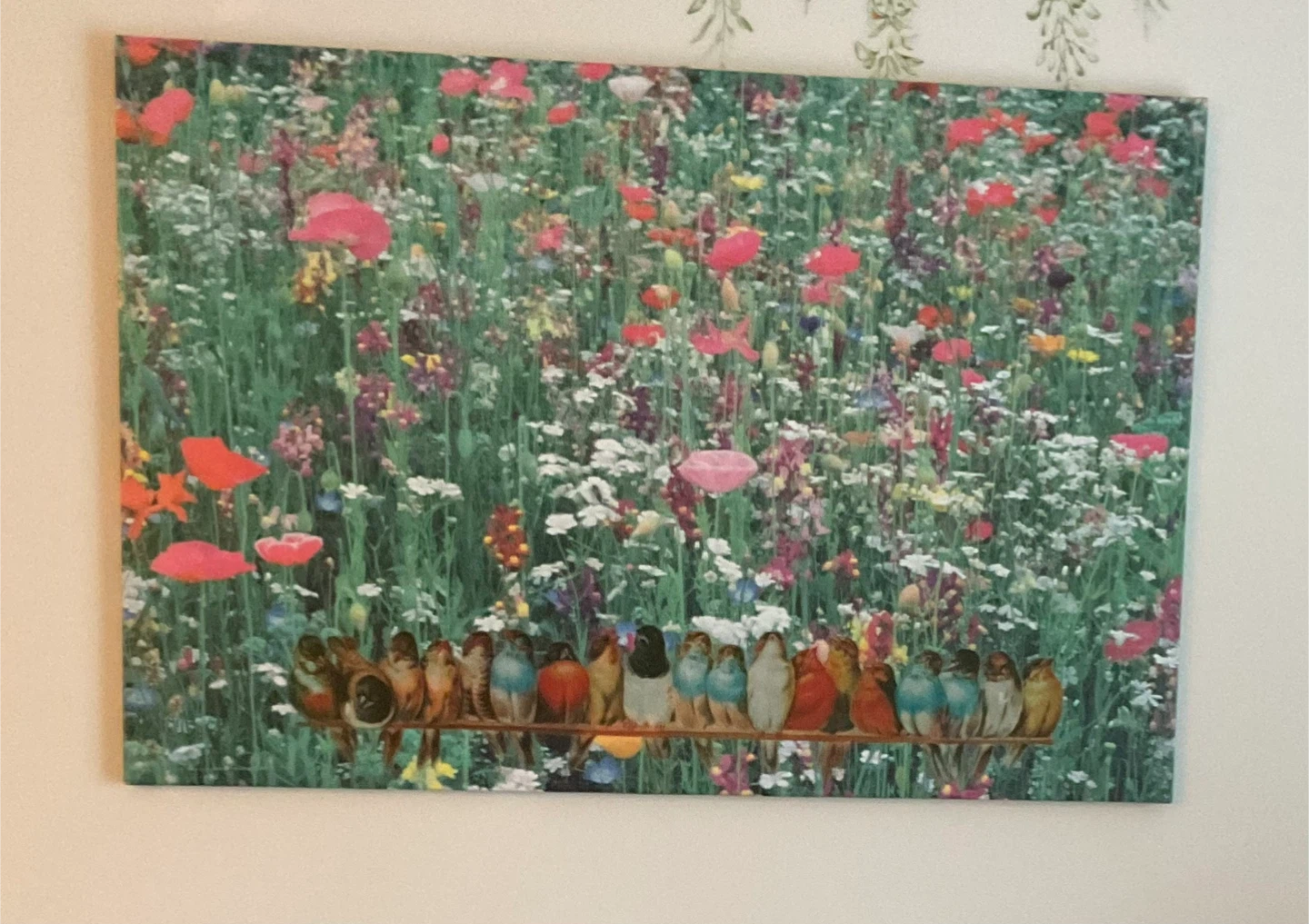 Floral and Bird Canvas Print - photo 2