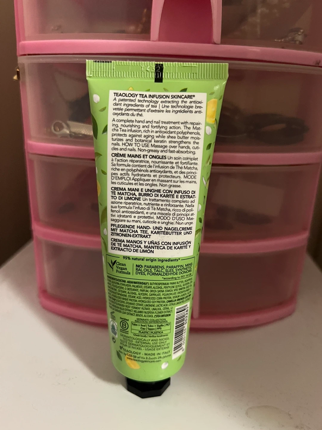 Teaology Matcha Lemon Hand and Nail Cream 75ml - photo 2