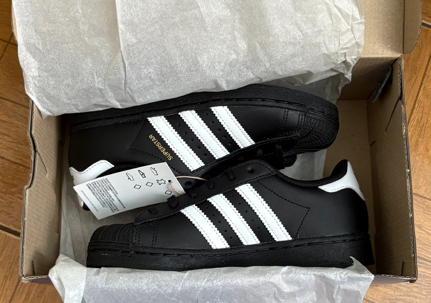 Adidas Superstar C Little Kids' Shoes- Size 1y(7 years old)