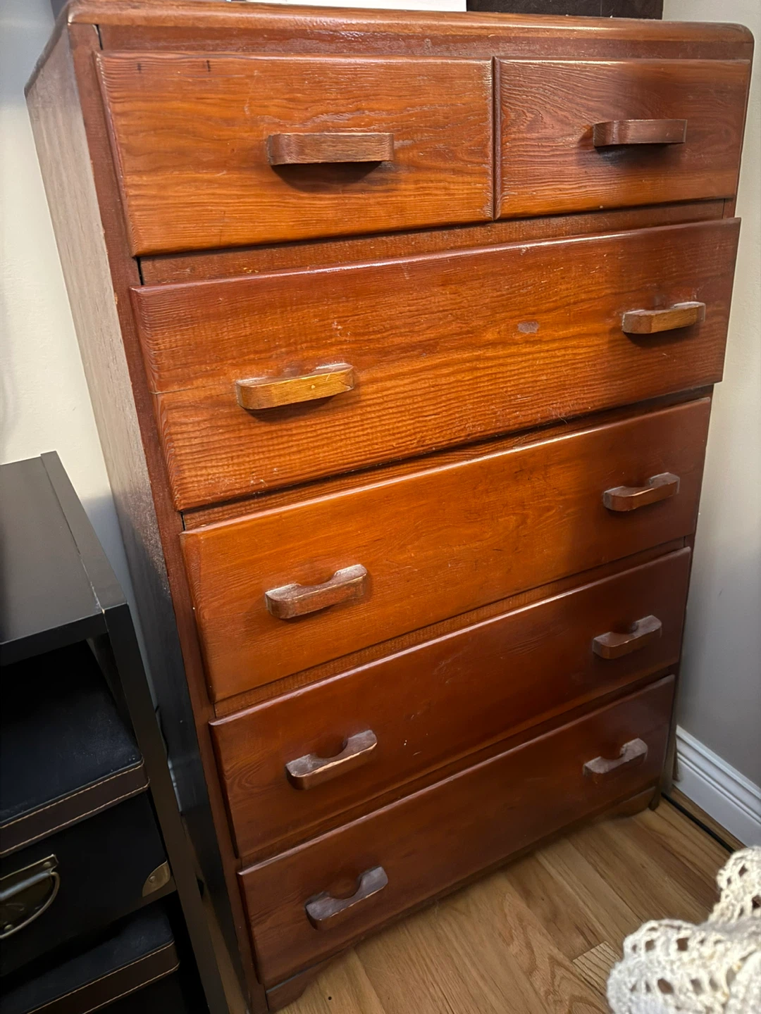 Wooden Dresser with 6 Drawers