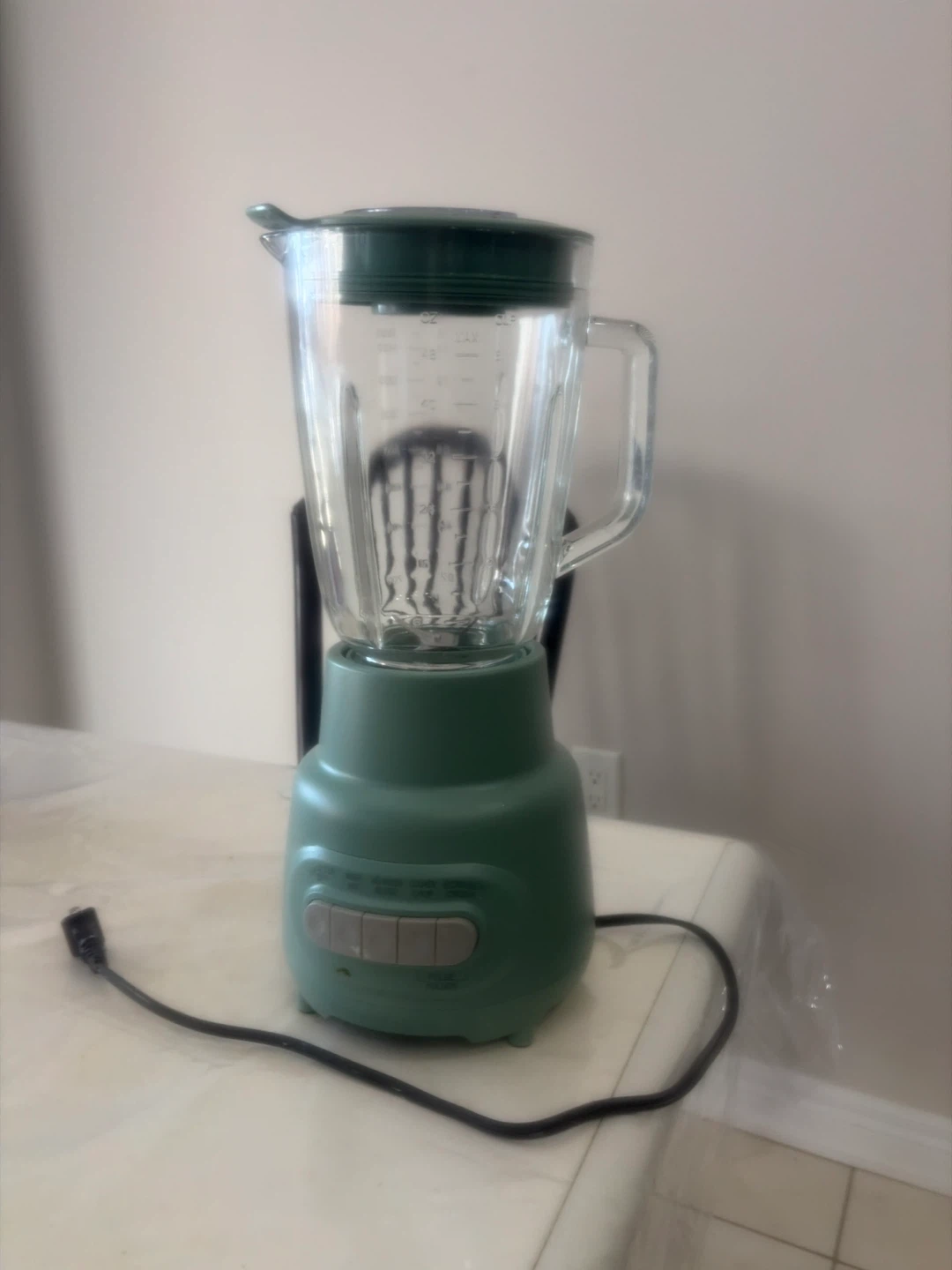 Green Glass Blender