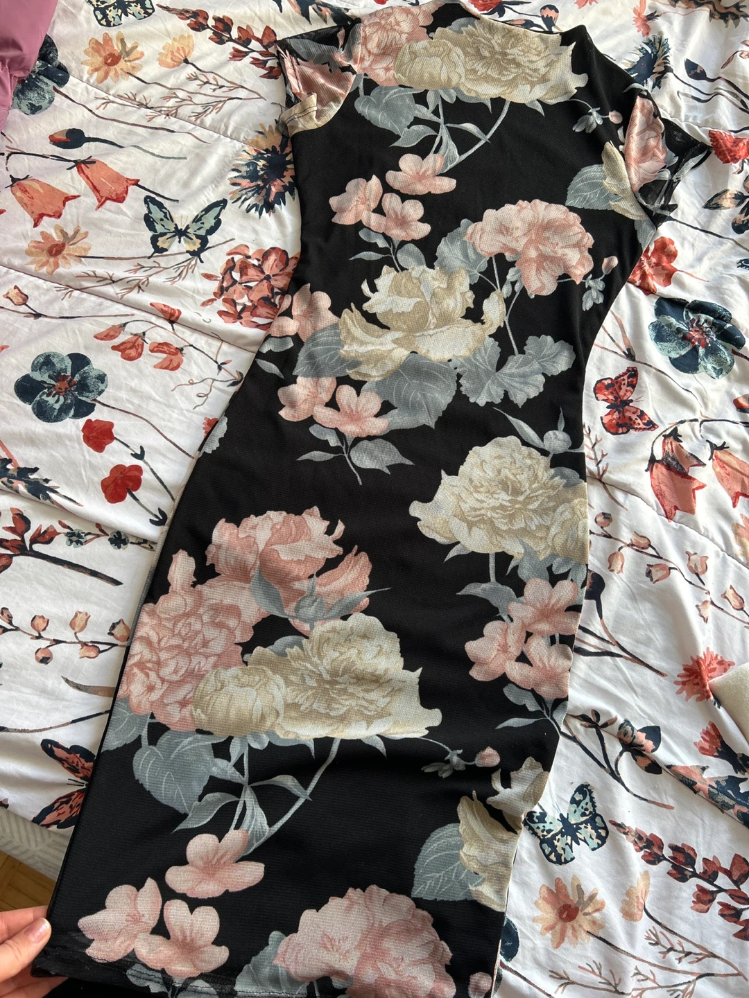 Fashion Nova Floral Mesh Bodycon Dress - photo 2