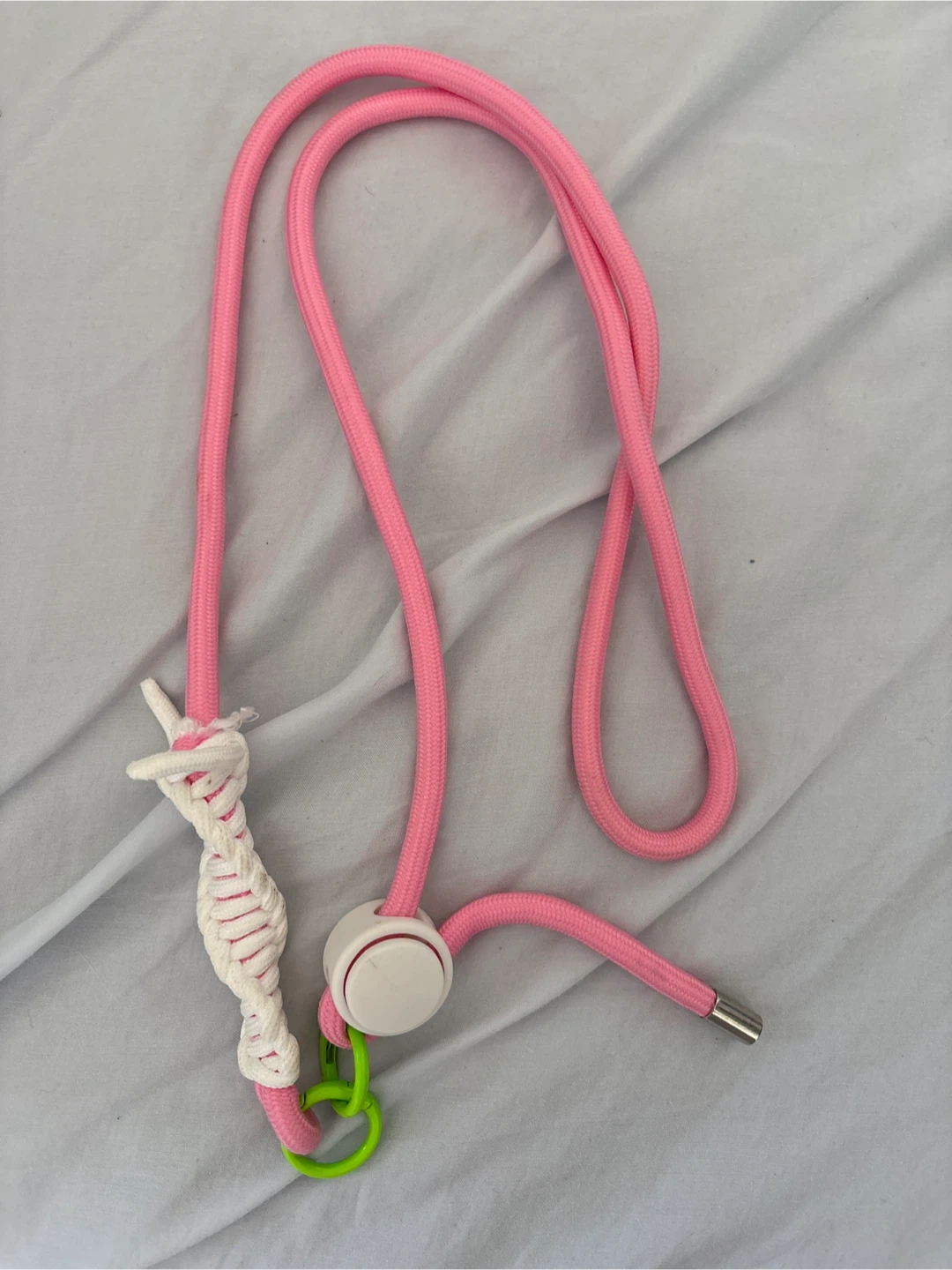 Pink Rope Lanyard🧡💛